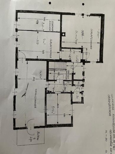 Grande maison individuelle rénovée avec extension atelier à Tharandt près de Dresde – Grundriß OG