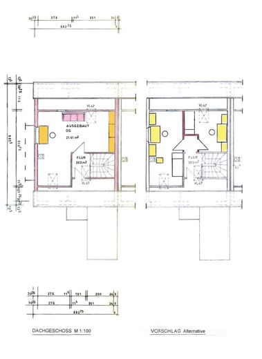 Maison dans la verdure – Dachgeschoss