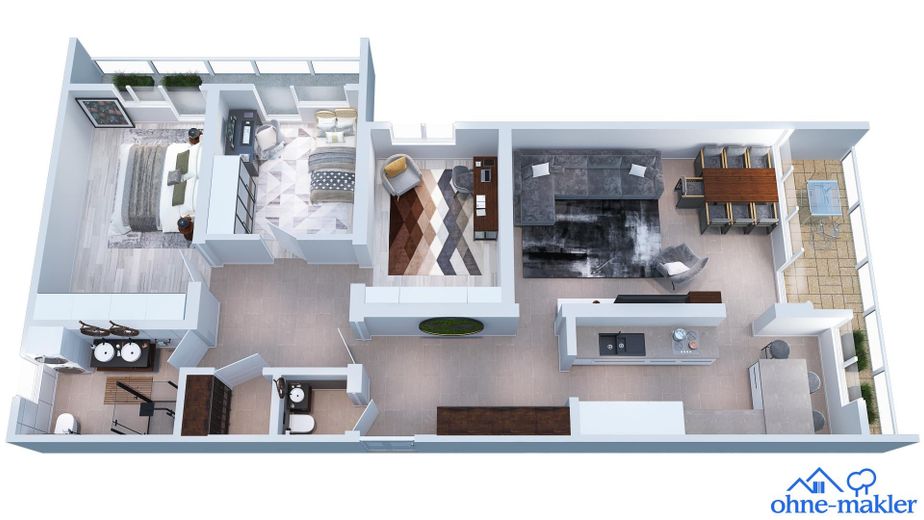 2020 Kernsanierte 4 Zimmerwohnung mit 2 Balkonen, Aufzug – Foto 18