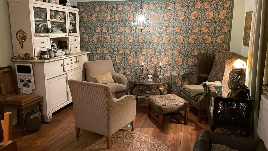 Ein Stück vom Paradies in Elb-Nähe - saniertes Bauernhaus mit Vintage-Charme – Salon / kleines Wohnzimmer