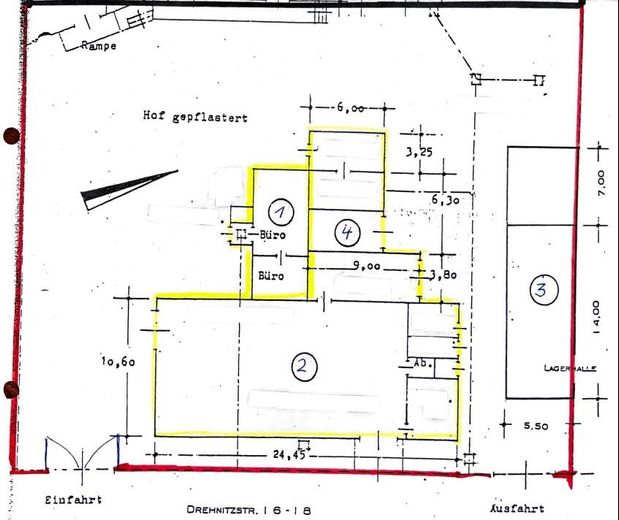 1500 m² Gewerbegrundstück, Halle, Lager und Bürofläche – Foto 14
