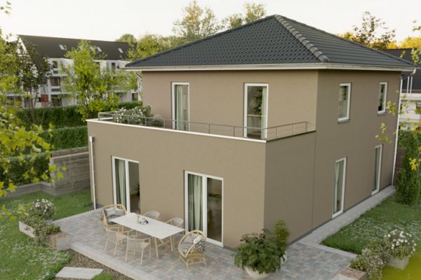 Moderne Optik und funktionaler Grundriss – die Stadtvilla mit Staffelgeschoss