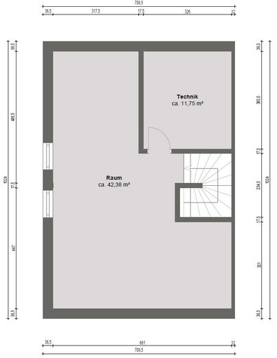 Dachgeschoss (nicht ausgebaut)