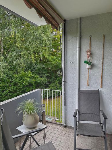 Balkon / Loggia, Gartenblick