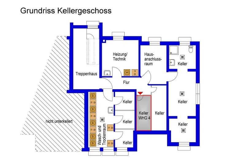 Grundriss Keller