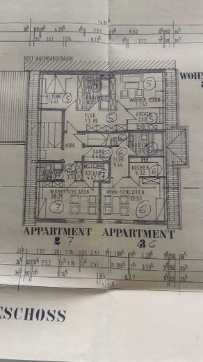 Zentral gelegene 2-Zi-Dachgeschosswohnung Nr. 5 in Oberviechtach – ab sofort frei – Grundriss