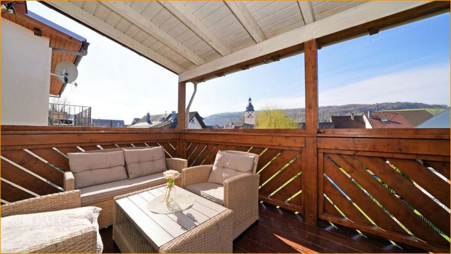 Gemütlicher Balkon DHH EG