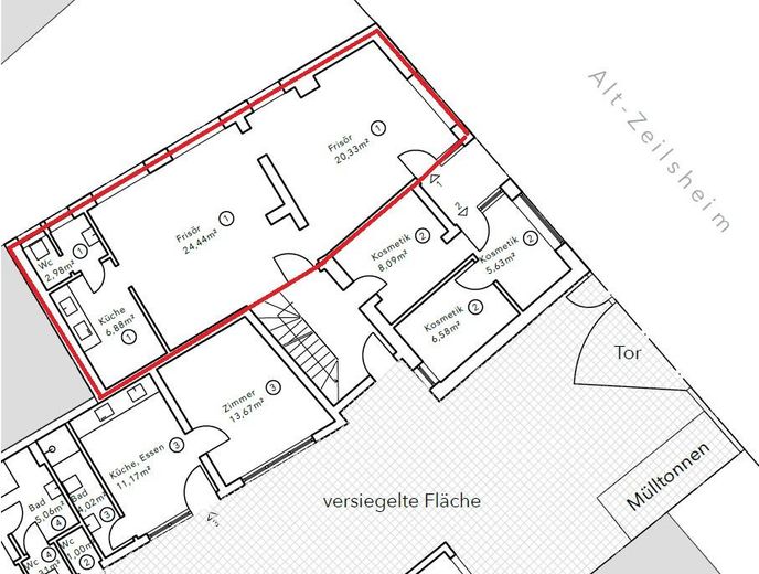 Комерційне приміщення в центрі Зайльсгайма на продаж – Фотографія 9