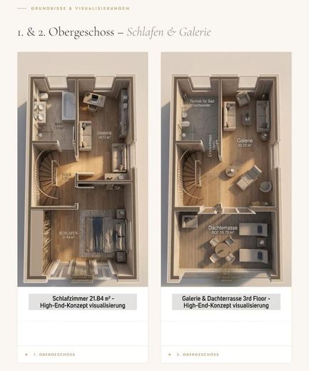 Neubau auf der Sonnenseite – KfW 55, Dachterrasse und Top-Ausstattung – Großzügige Raumgestaltung
