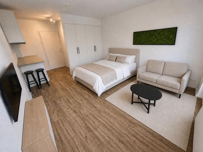 Apartment mit Balkon ins Grüne – Foto 1