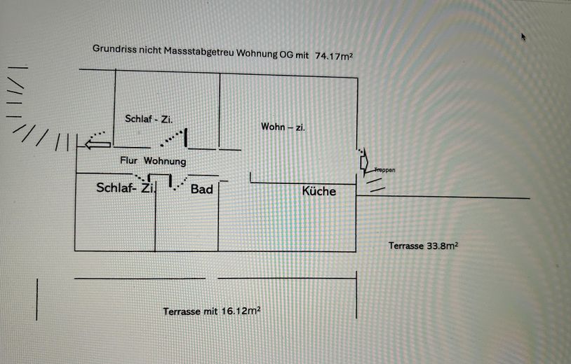 Grundriss nicht Massstabgetreu