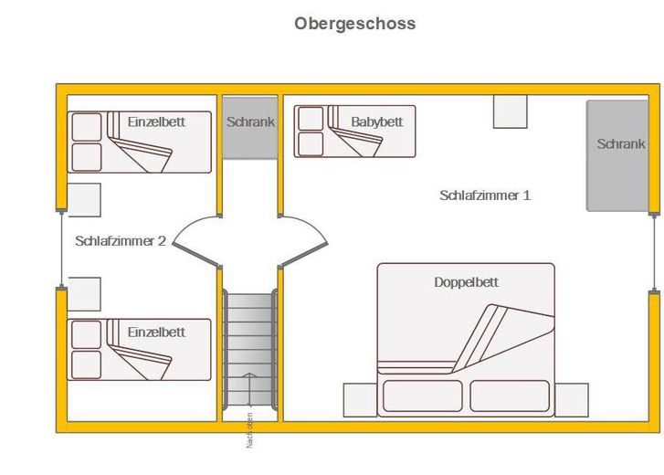 Grundriss Obergeschoss