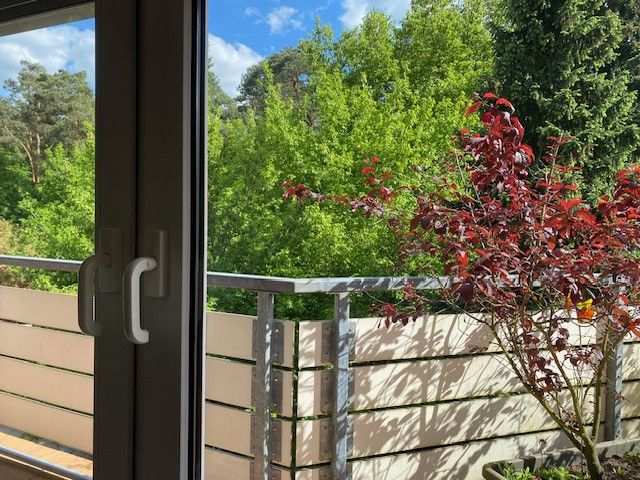 Helle Maisonette in Berlin-Frohnau, 3,5 ZKB, umlaufende Dachterasse, Teilgewerbe möglich! – Der Blick in den Wald