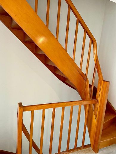 Treppenaufgang zum Dachboden