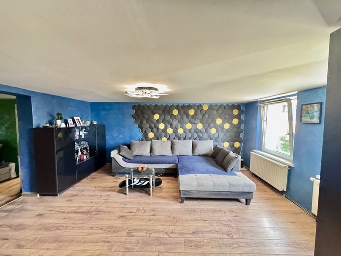 HORN IMMOBILIEN++ kleines gemütliches Zuhause bei Gartz an der Oder – Wohnzimmer