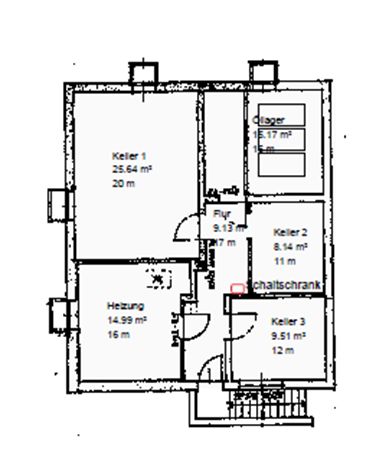Grande maison individuelle (154m²) avec sous-sol+appartement indépendant (56m²) – 1-Fam.Haus Keller