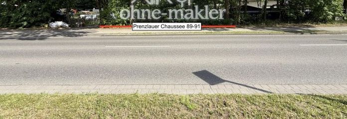Terreno edificable en Prenzlauer Chaussee, posible uso residencial, de consulta y comercial, completamente urbanizado