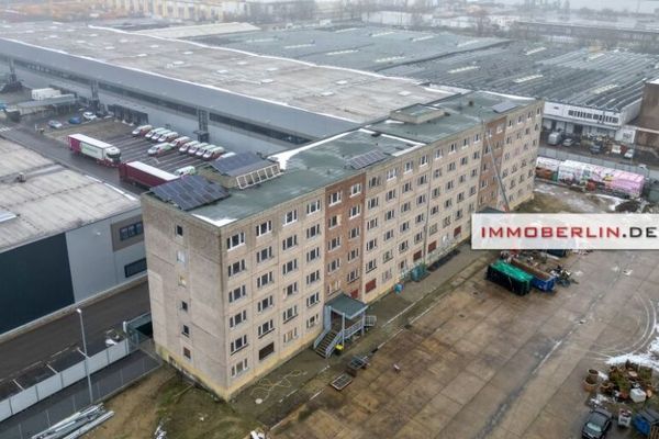IMMOBERLIN.DE - Bürogebäude auf Gewerbegrundstück für diverse Nutzungen mit Baupotential