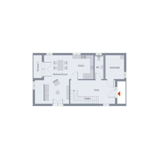 SCHNÖRKELLOS UND GUT DURCHDACHT – Grundriss Erdgeschoss