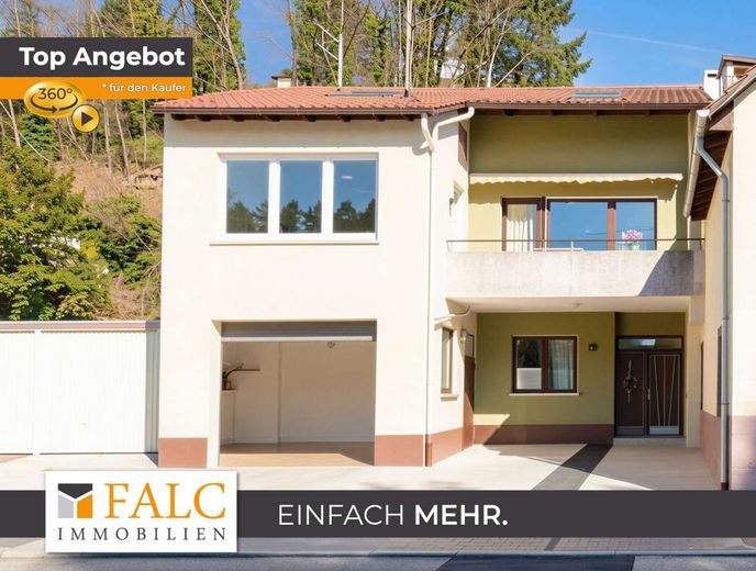 Attraktives Wohnhaus mit Balkon und vielseitigem Nutzungspotenzial in Zentraler Lage von Enzberg – Titelbild Aussenansicht