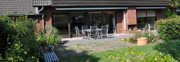 Rückansicht Garten