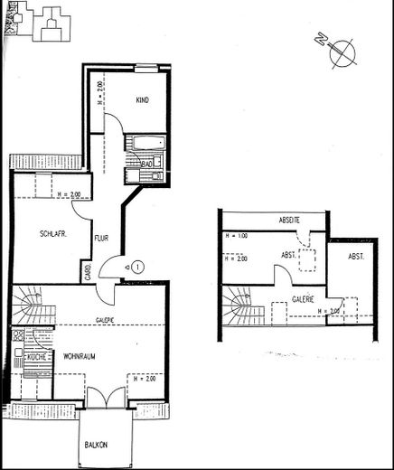Maisonette Wohnung mit Fahrstuhl und Tiefgarage – Foto 15