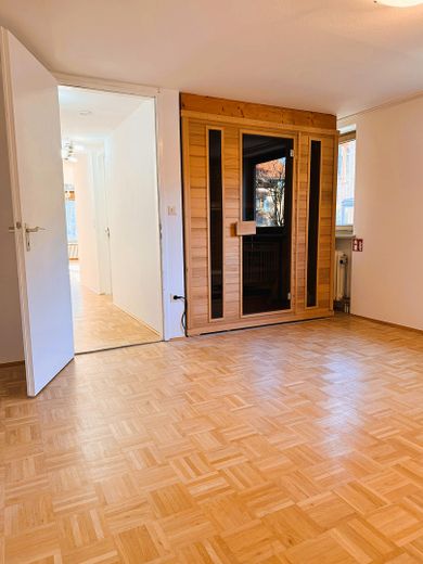 Sauna im Schlafzimmer unten