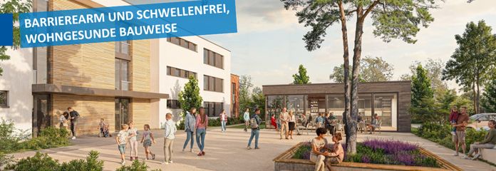 Suburban, naturnah leben: 2-Zi.-Whg in Bennigsen – Private Wohngenossenschaft – Gemeinschaftsplatz, Quartiersh