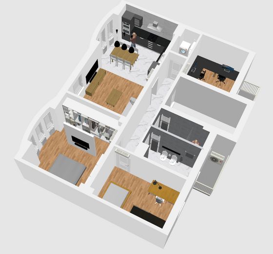 4-Zimmer SmartHome (Vollklimatisiert) - Kernsanierte Altbau-Wohnung mit Luxus Innenausstattung – Foto 22