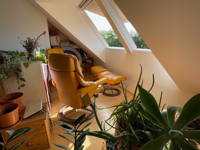 Loggia mit Bergblick