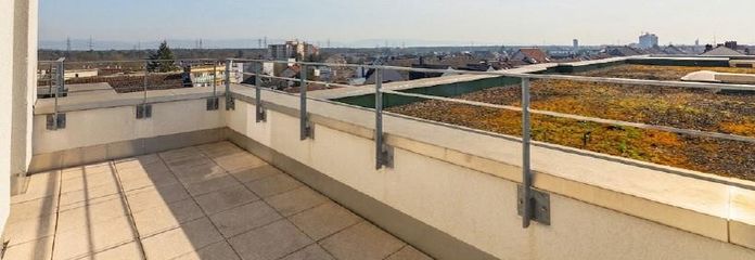 Penthouse für jedes Alter – barrierefreies Wohnen mit Dachterrasse und Weitblick – Dachterrasse I