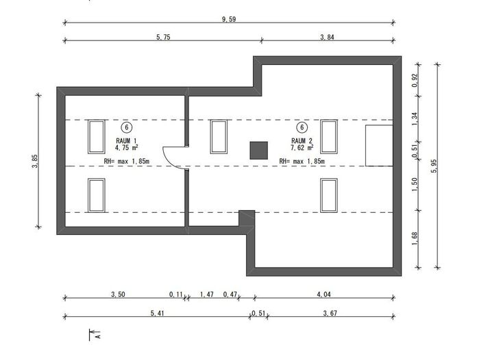 Elegante und große  Wohnung - Dachgeschoss - mit viel Platz – Spitzboden ausgebaut