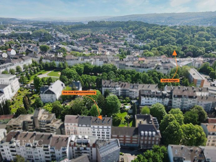 Maisonetteflair trifft Stadtleben: Stilvolle 3 Zimmerwohnung über den Dächern von Elberfeld! – Umgebung