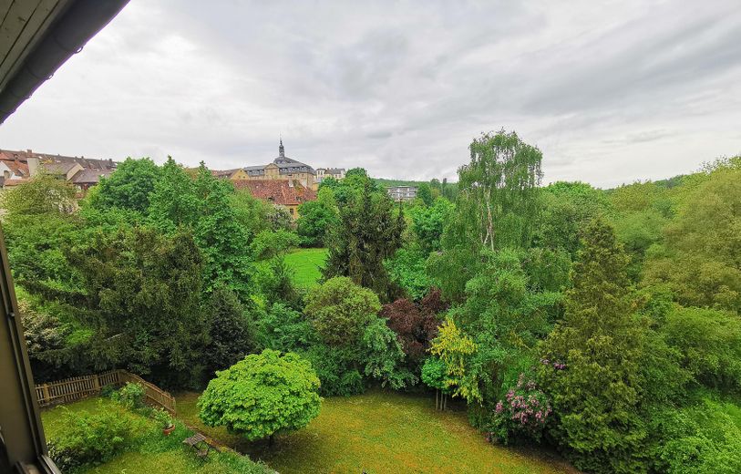 Ausblick vom Balkon