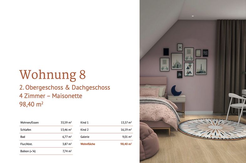 Helle 4-Zimmer-Wohnung über zwei Etagen im Herzen Drensteinfurts – Foto 14