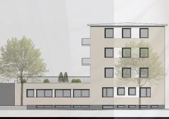 CITYLAGE! 2 ZIMMER WOHNUNG + MODERNISIERUNG + RUHIGE LAGE + IDEAL FÜR INVESTOREN + SELBSTNUTZER – Seitenansicht mit Terrasse