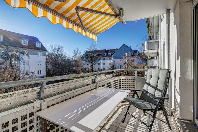 Balcony from living room