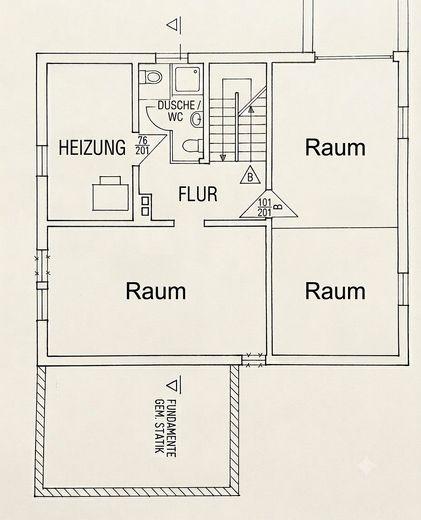 Grundriss Untergeschoss