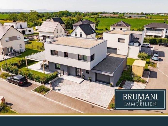 BRUMANI | Exklusives Einfamilienhaus im Bauhausstil im Elsass (F) sofort Verfügbar! – Foto 1