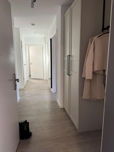 Traumwohnung mit exklusiver Einbauküche und großzügigem Balkon. – Flur 