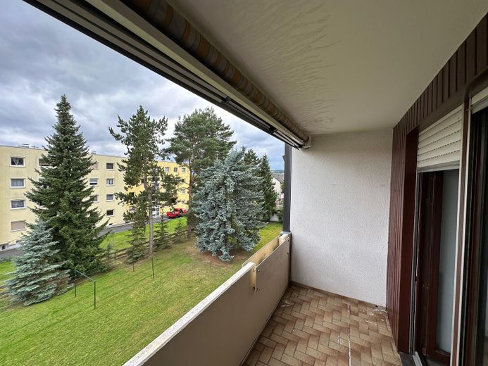 Balkon Blick Richtung Westen