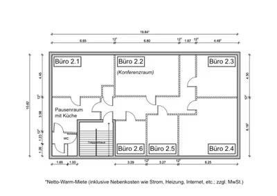 Grundriss Raum 2.3