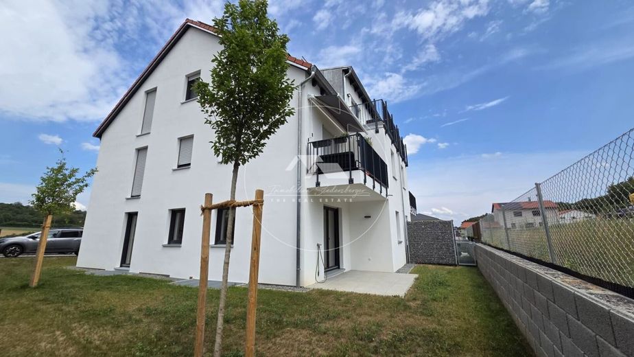 Exklusive 4-Zimmer-Neubauwohnung mit Hobbyraum, Büro, Terrasse &amp; KfW-40-Standard - Erstbezug zum Kauf - PROVISIONSFREI! – Blick aus dem Gemeinschaftsgarten