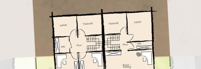 beispielhafter Grundriss, KG