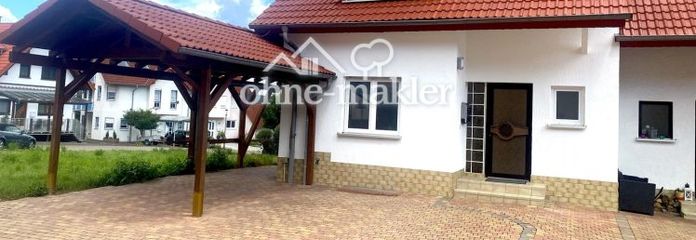 DHH ca. 170 qm Wohnfläche zuzügl. Nutzfläche, sowie Balkon Carport Stellfläche Garten