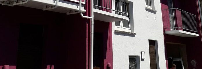 Haus mit Balkonen-Südseite