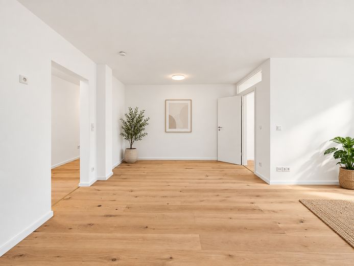 Sanierte 3-Zimmer-Wohnung m. Balkon, ruhige Lage, provisionsfrei von privat (leer) – Foto 2