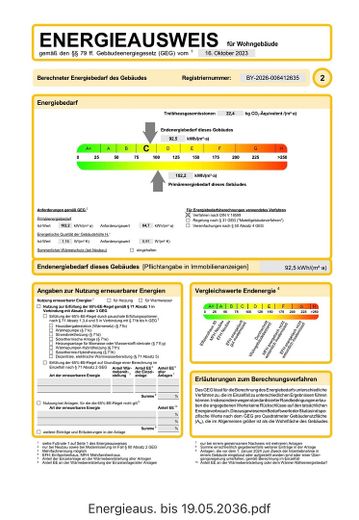 Energieausweis aktuell