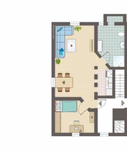 Accogliente appartamento di 2 locali in pieno centro! – Grundriss