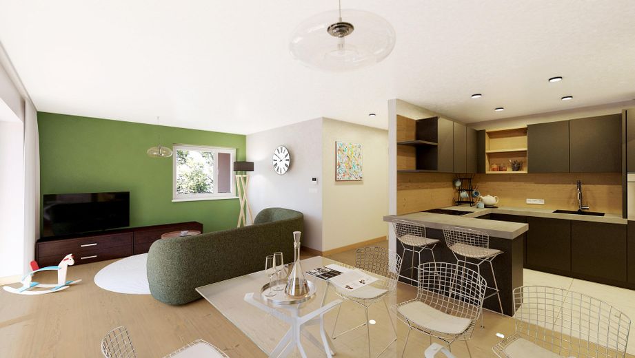 Oben wohnen, großzügig leben – 4-Zimmer-Wohnung mit XL-Dachterrasse – Wohnraum
